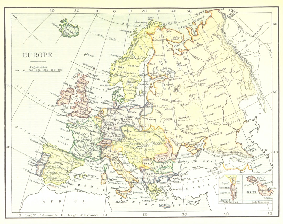 Carte du monde stylisée